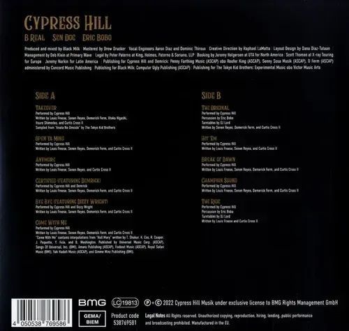 Вінілова платівка Cypress Hill &ndash; Back In Black GRS106 фото