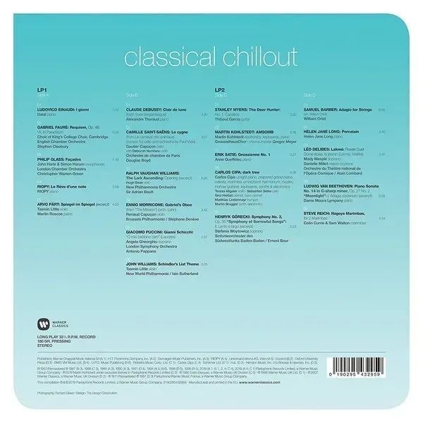 Виниловая пластинка Classical Chillout (2LP) GRV023 фото