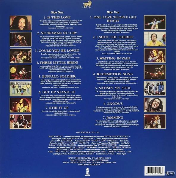 Виниловая пластинка Bob Marley & The Wailers - Legend - The Best Of Bob GRS067 фото